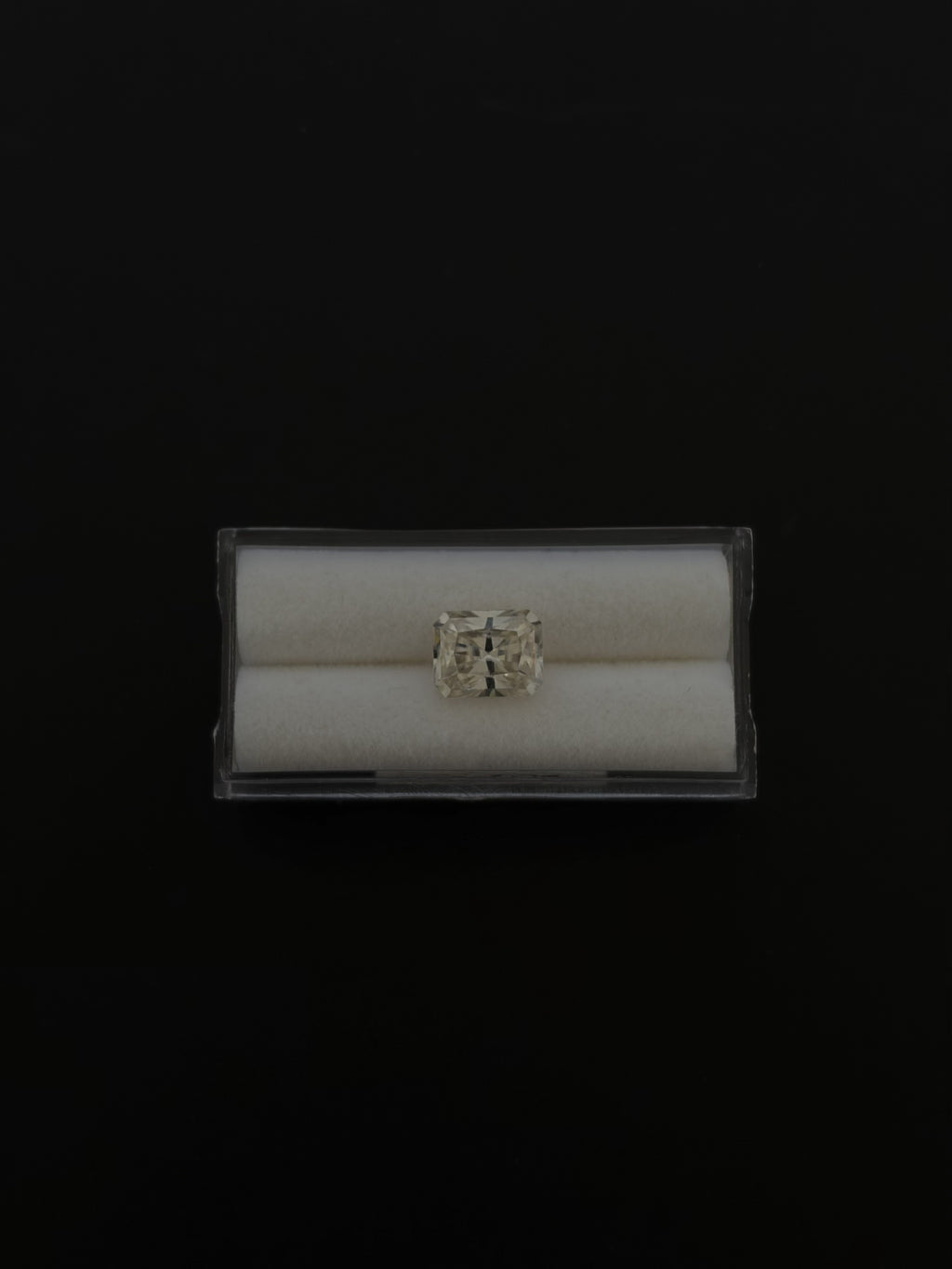 Moissanite Faceted 10x8 mm Single Piece