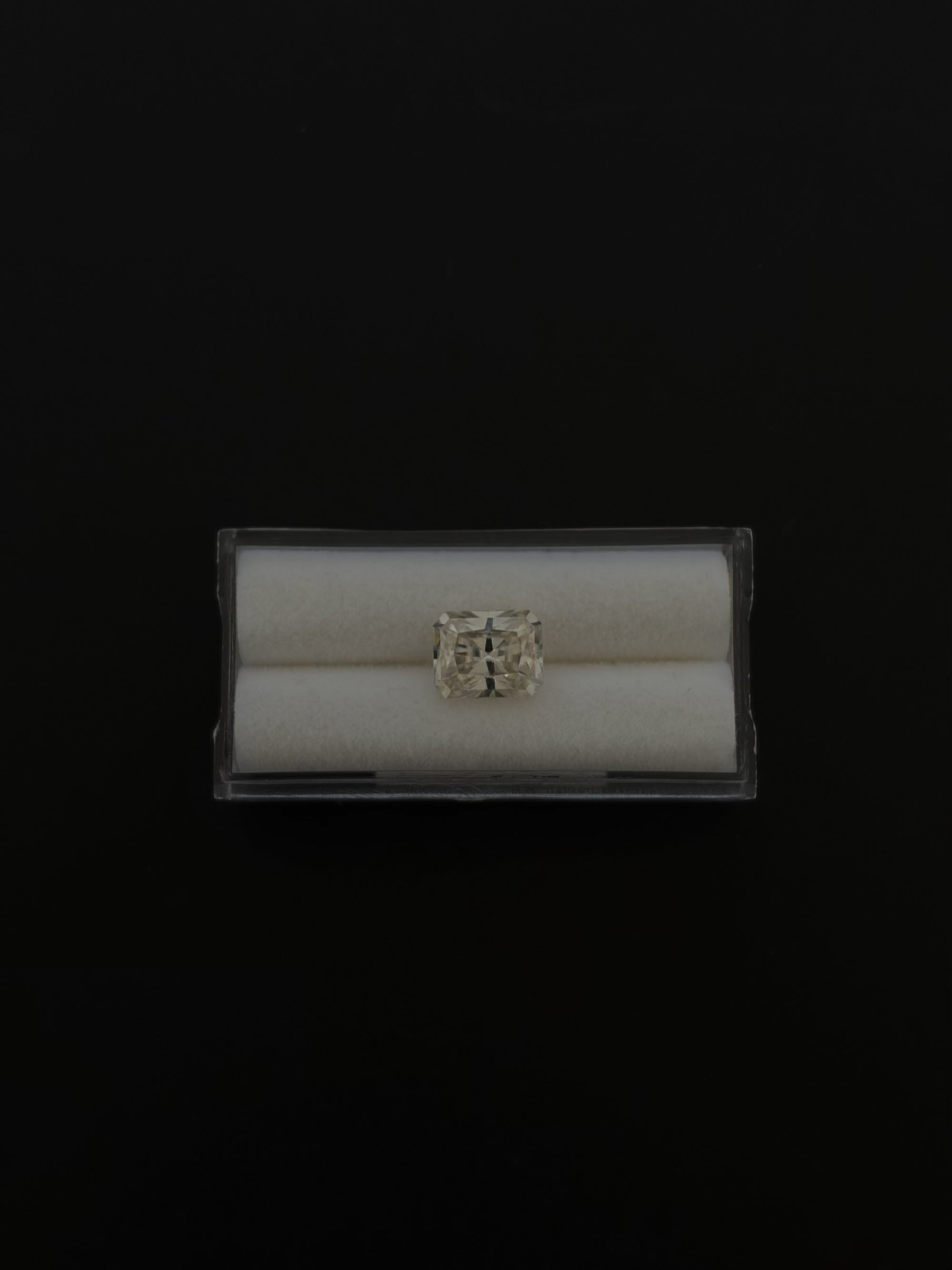 Moissanite Faceted 10x8 mm Single Piece