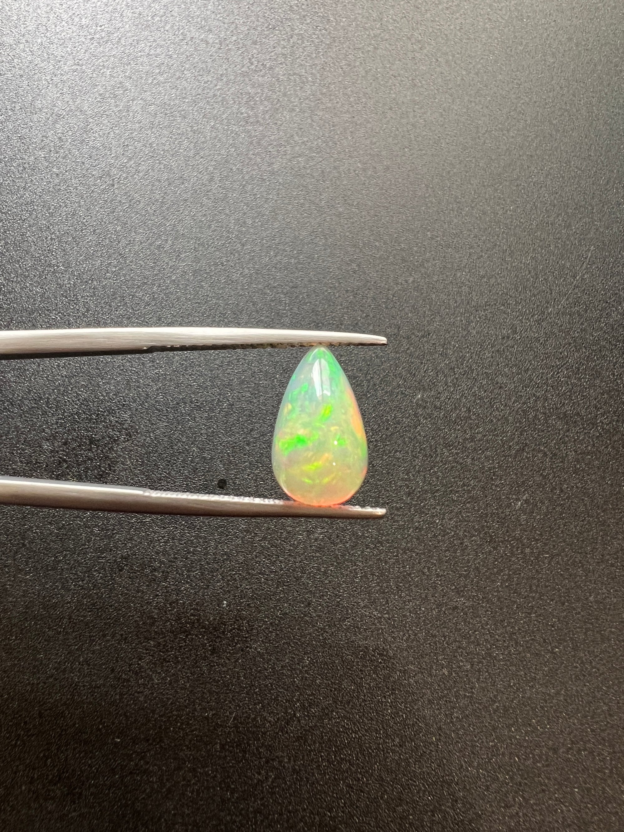 Natural Ethiopian Opal Teardrop 14x8mm approximately 2.88 carat (GTG-OP-159)