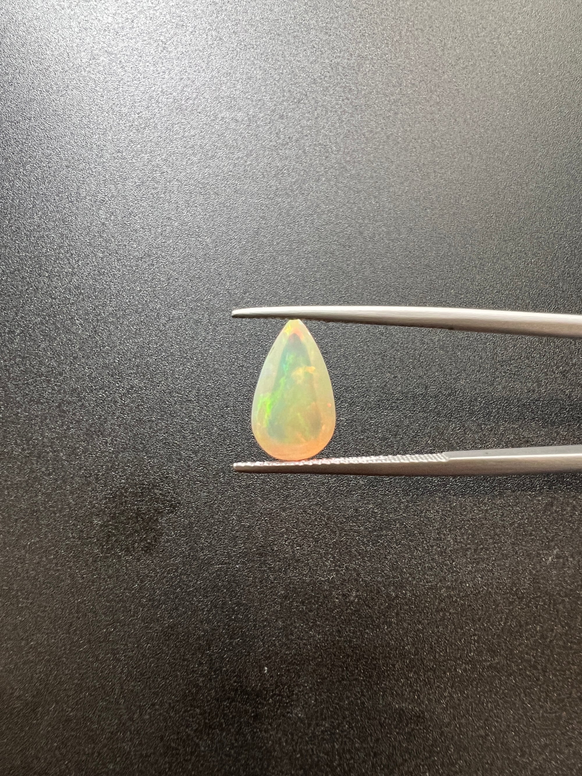 Natural Ethiopian Opal Teardrop 14x8mm approximately 2.88 carat (GTG-OP-159)
