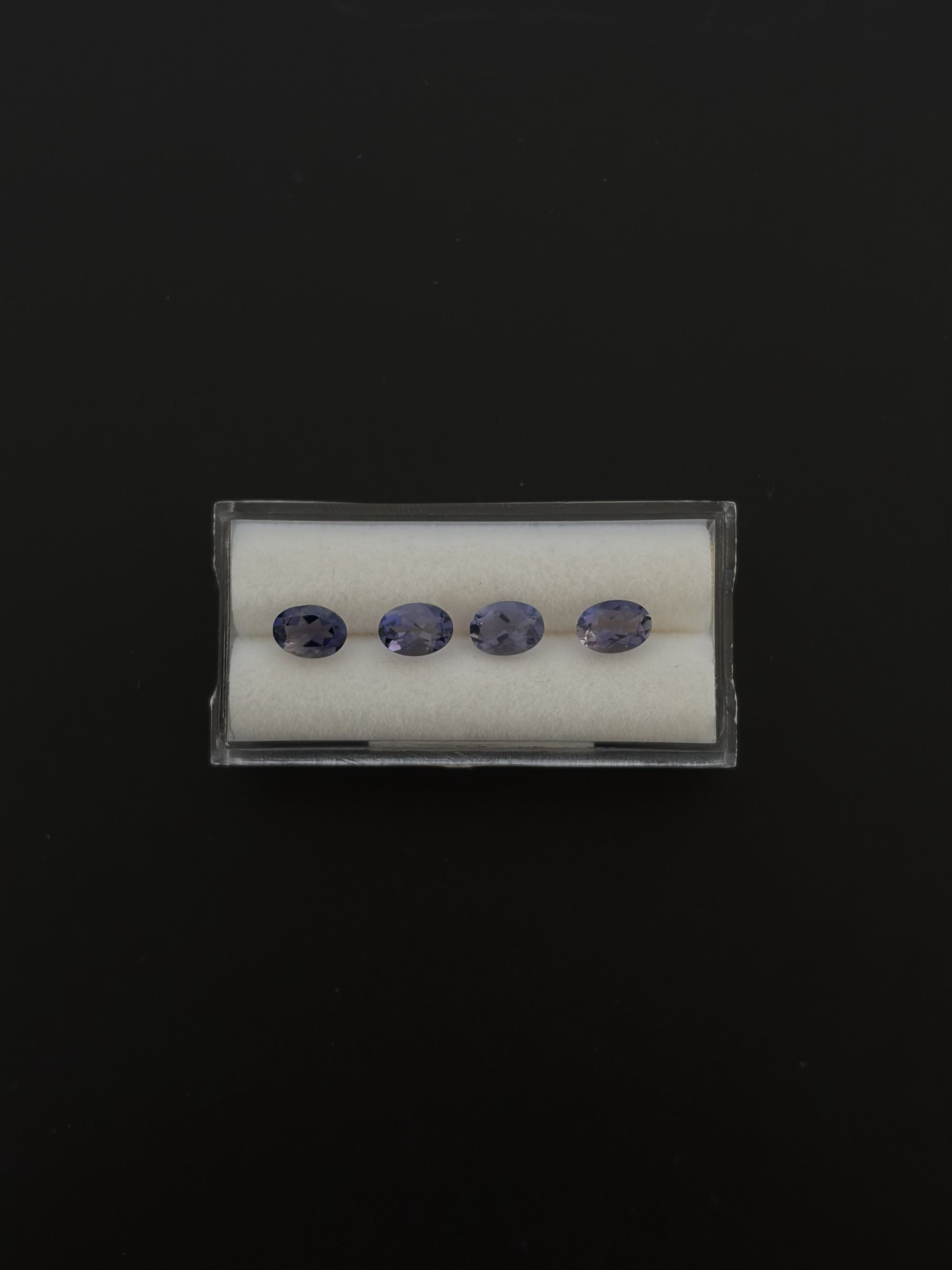 Iolite Faceted Gemstone Oval 7.1x5.1 mm, Approximately 2.68 Carat