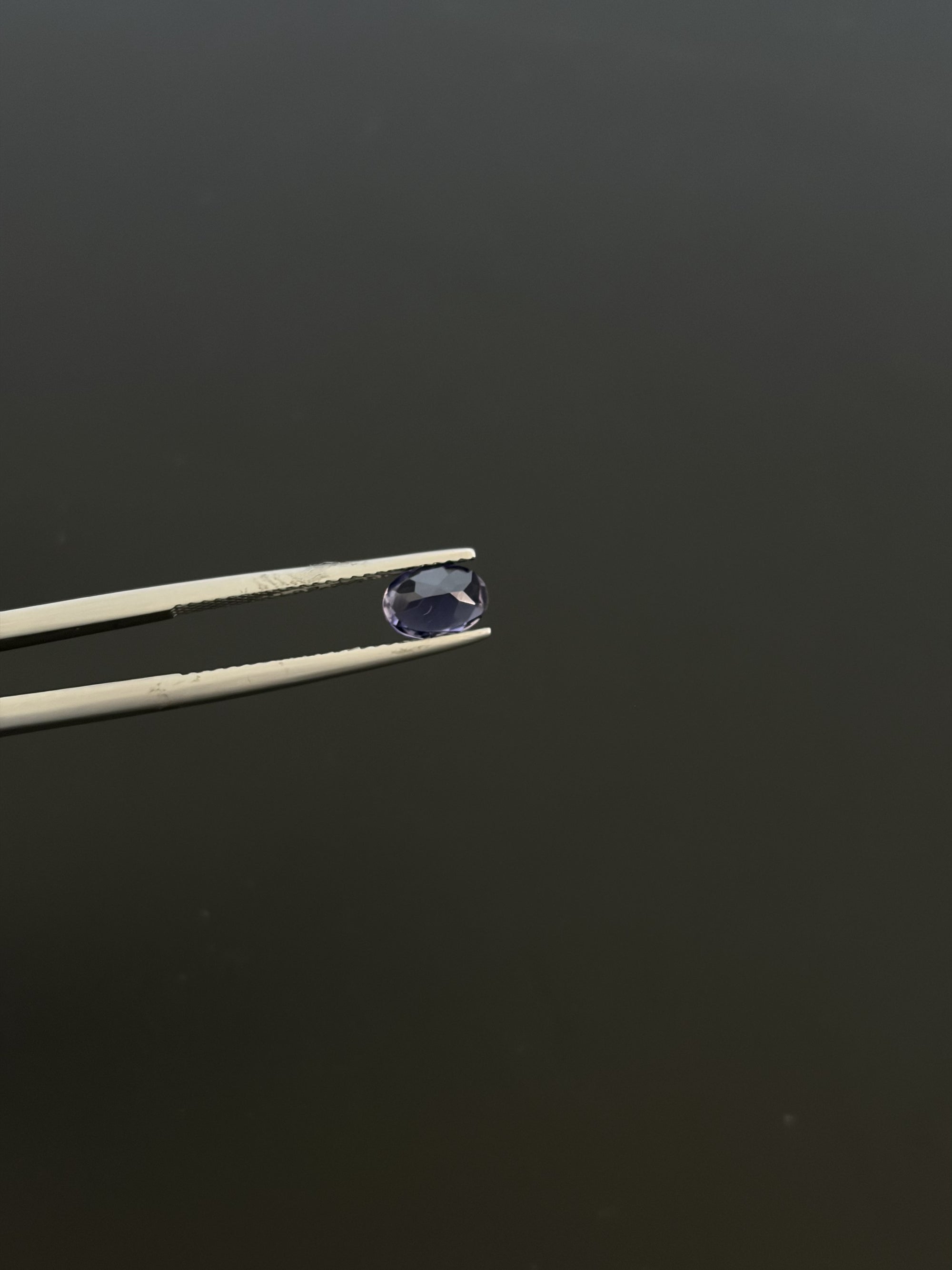 Iolite Faceted Gemstone Oval 7.1x5.1 mm, Approximately 2.68 Carat