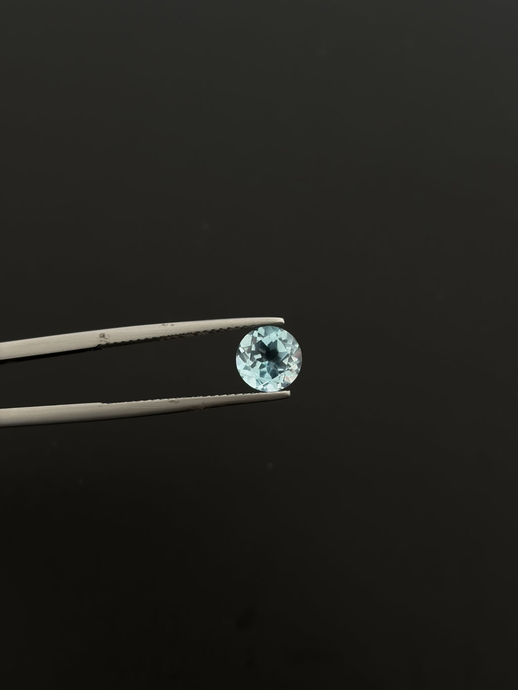 Blue Topaz Faceted Matching pair 7.2 mm
