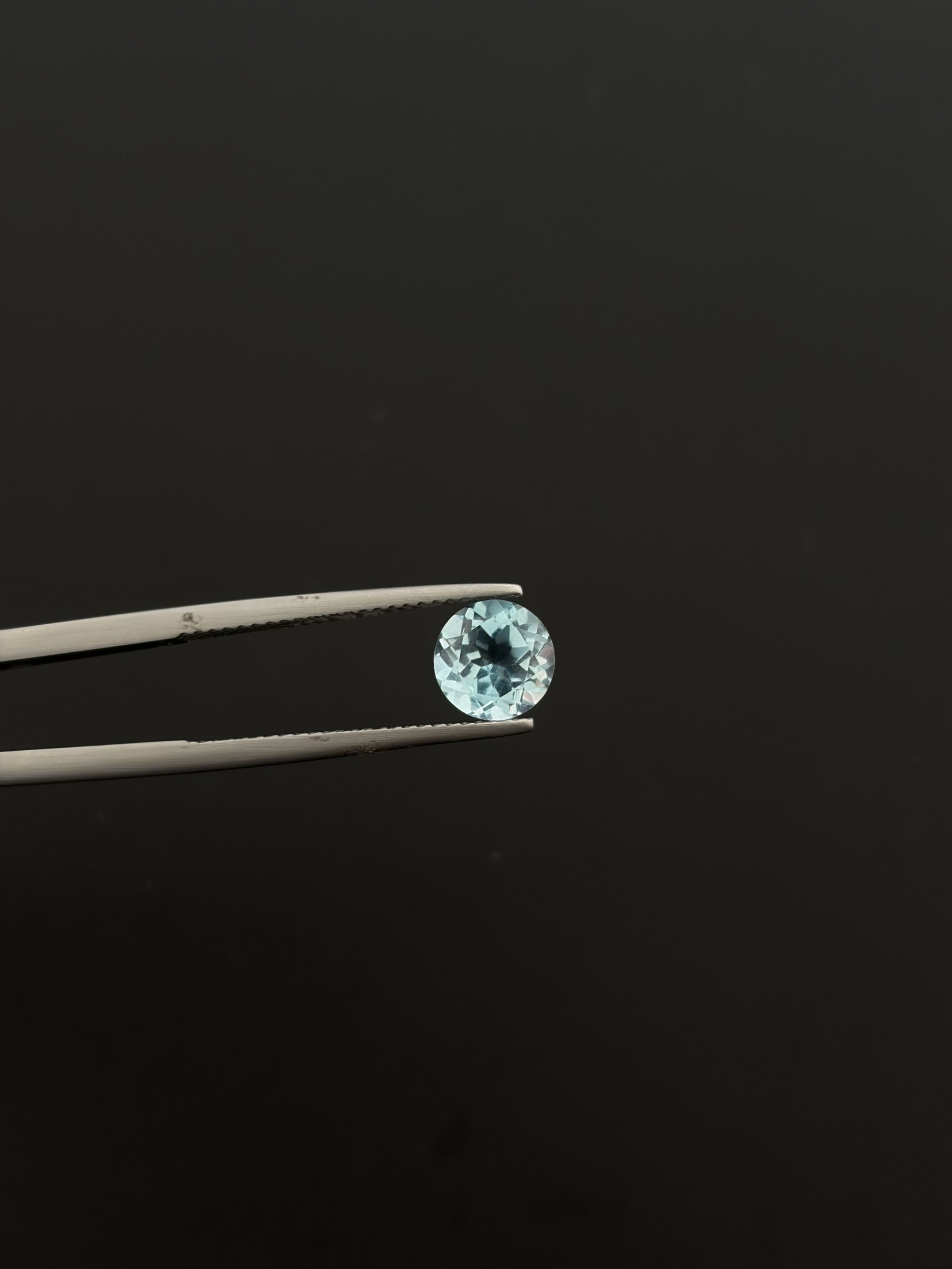 Blue Topaz Faceted Matching pair 7.2 mm