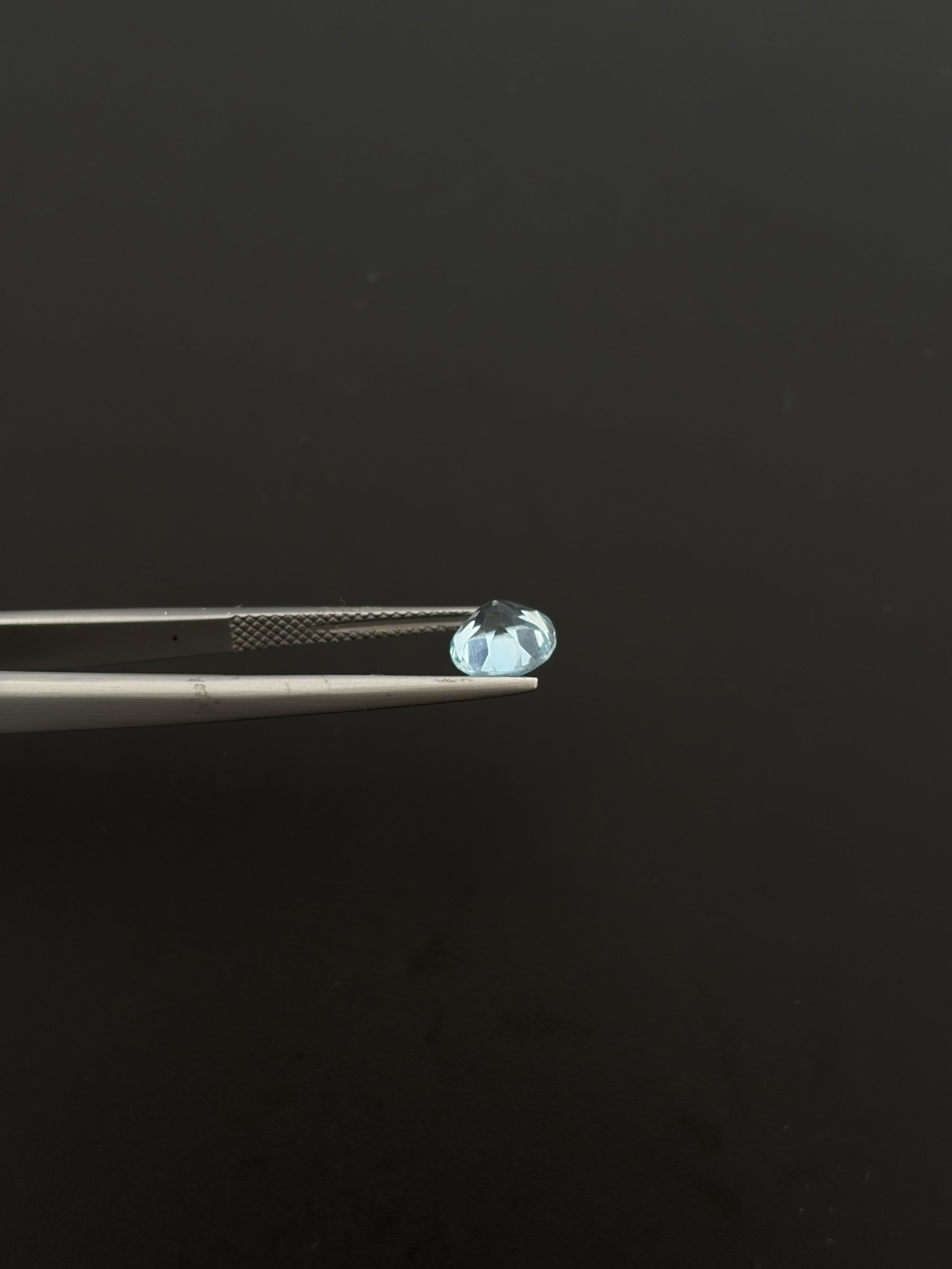 Blue Topaz Faceted Matching pair 7.2 mm