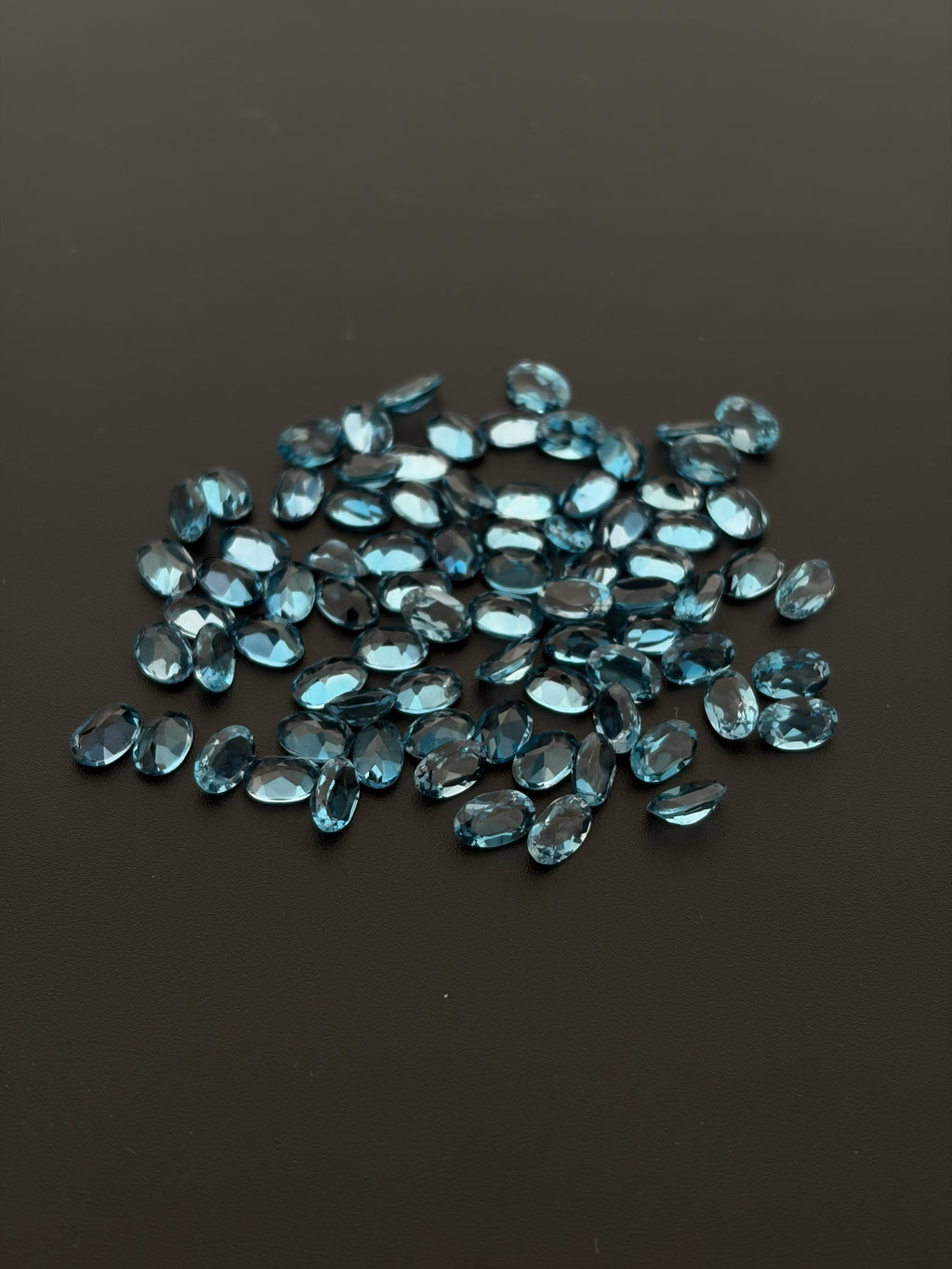 London Blue Topaz Faceted 6.2x4.2 mm