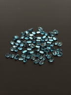 London Blue Topaz Faceted 6.2x4.2 mm