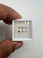 Natural unheated Fancy Sapphire approximately 2.8mm, 6 pcs  (GTG-FS-1)