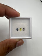 Natural unheated Fancy Sapphire  4.7 x3.6mm approximately 1 .10 carat, 3pcs  (GTG-FS-5)