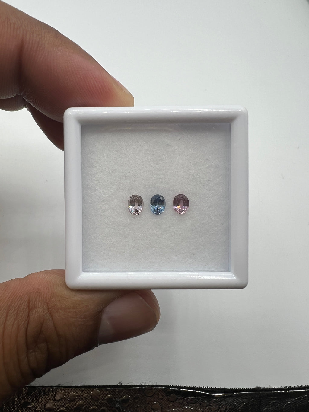 Natural unheated Fancy Sapphire  4.6x3.2mm approximately 1 carat, 3pcs  (GTG-FS-2)
