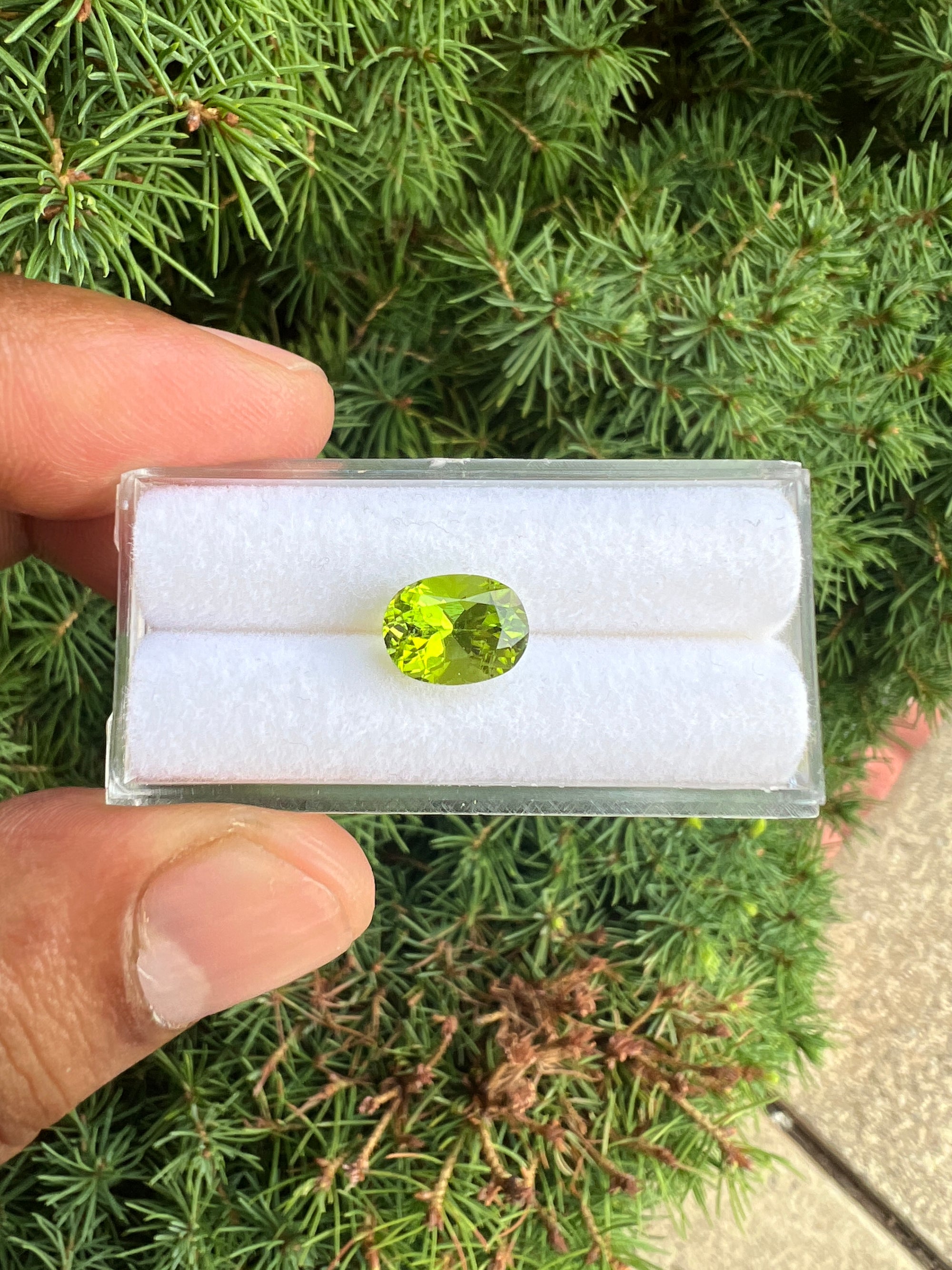 Untreated Peridot oval shape 9x7mm approximately 2.60 carat(GTG-P-4)