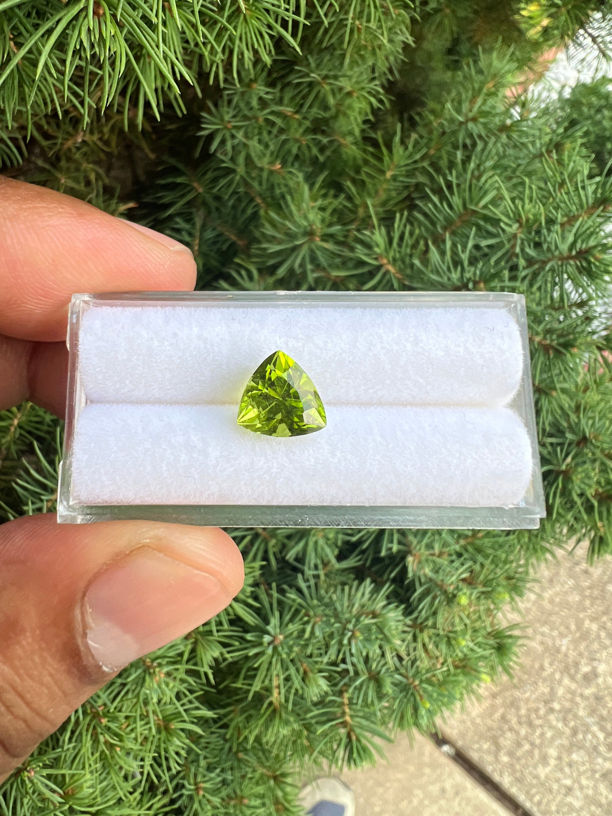Peridot Untreated  8.5x 8.4x6.6 mm Single Piece Approximately 2.42 Carat (GTG-P-9)