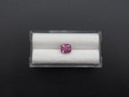 Malaia Garnet Faceted Purple Pink Cushion Shape 7.5 x 6.5 x 4.5 mm Single Piece Approximately 2.0 Carat