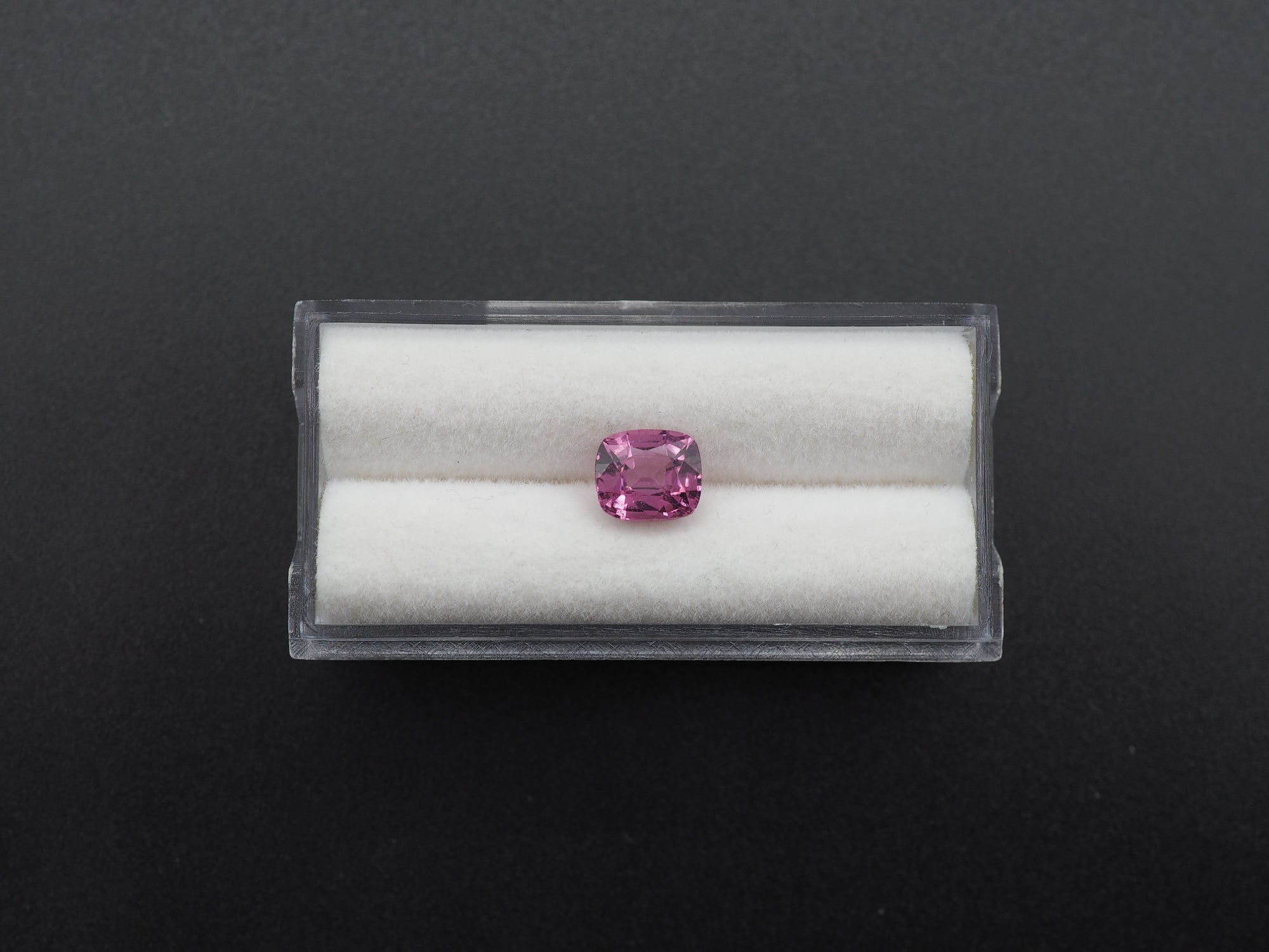 Malaia Garnet Faceted Purple Pink Cushion Shape 7.5 x 6.5 x 4.5 mm Single Piece Approximately 2.0 Carat