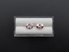 Morganite Faceted Oval shape matching pair 9x7 mm  Approximately 3.1 Carat