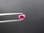 Natural unheated Ruby  Faceted Oval Shape 5.2x4.1x2.4mm  Approximately 0.52 Carat