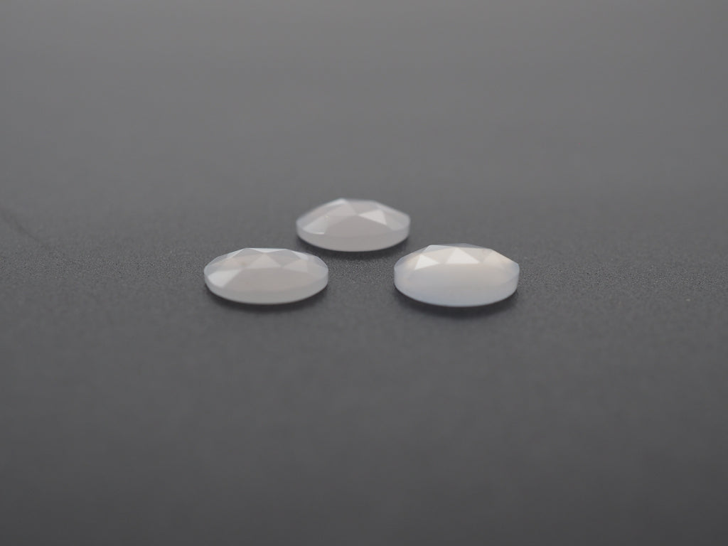 Rose cut Blue Chalcedony 10 mm Approximately 6.1 Carat (GTG-RCBC-5)