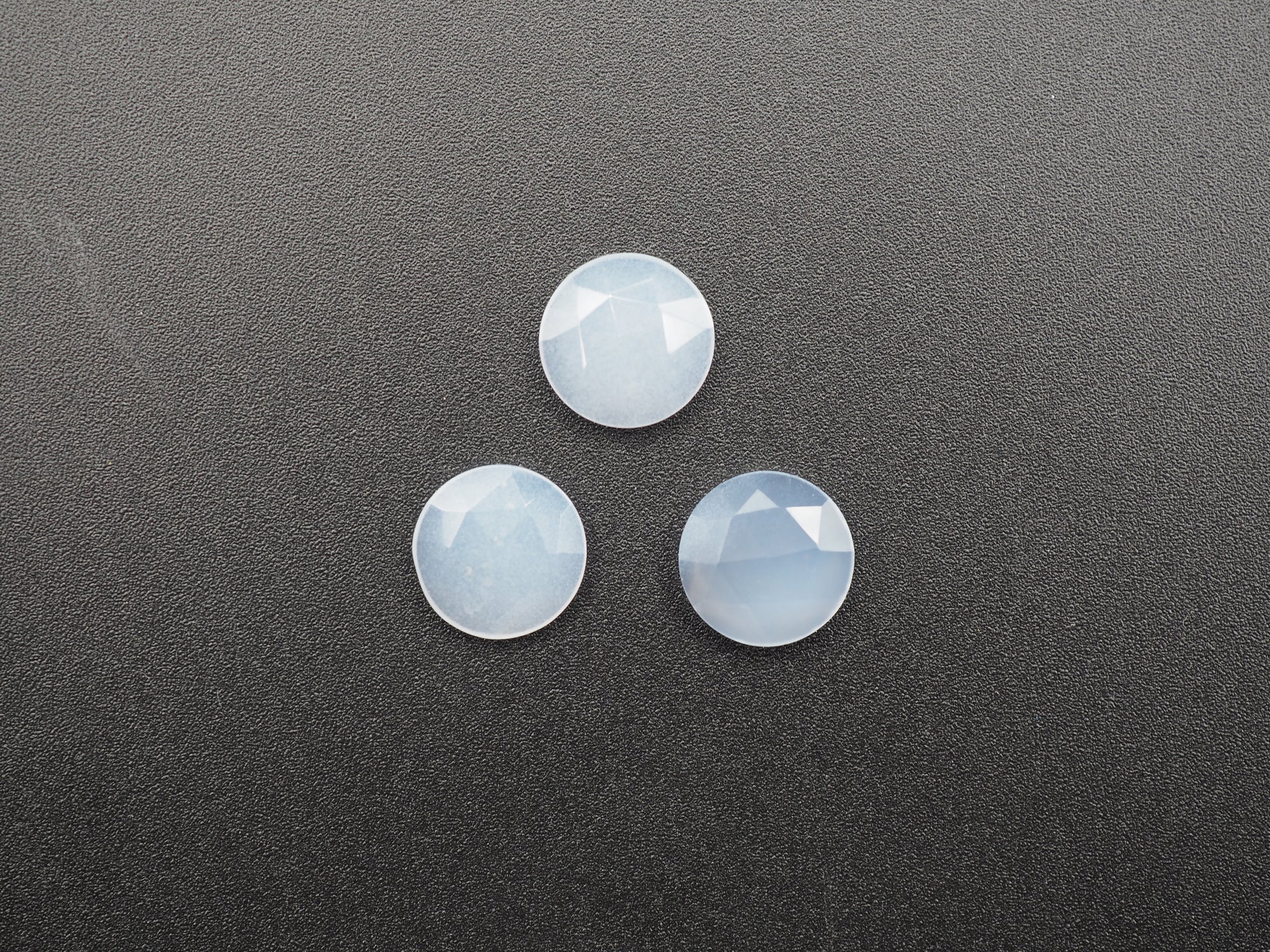 Rose cut Blue Chalcedony 10 mm Approximately 6.1 Carat (GTG-RCBC-5)