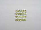 Peridot Cabs Round 4mm Approximately 6.70 Carat, 20 Pieces (GTG-P-78)