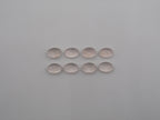 Rose Quartz Cabochon Oval 7x5mm Approximately 7 Carat, 8 Pieces (GTG-RQ-11)