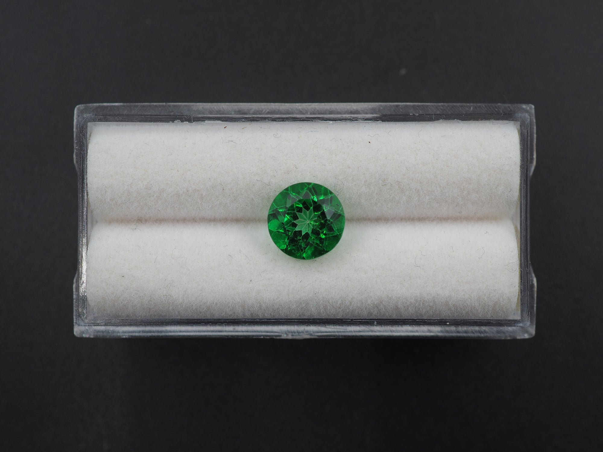 Green Topaz, Faceted Gemstone 8 mm