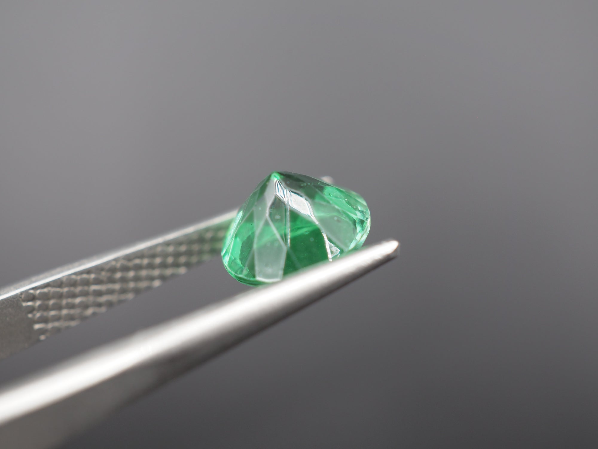 Green Topaz, Faceted Gemstone 8 mm