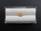 Orange Sapphire Faceted Gemstone 7.92x5.26x2.40 mm