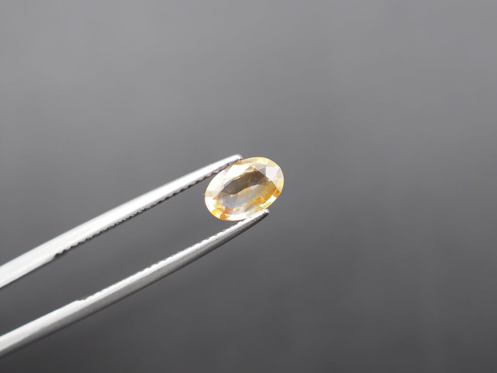 Orange Sapphire Faceted Gemstone 7.92x5.26x2.40 mm