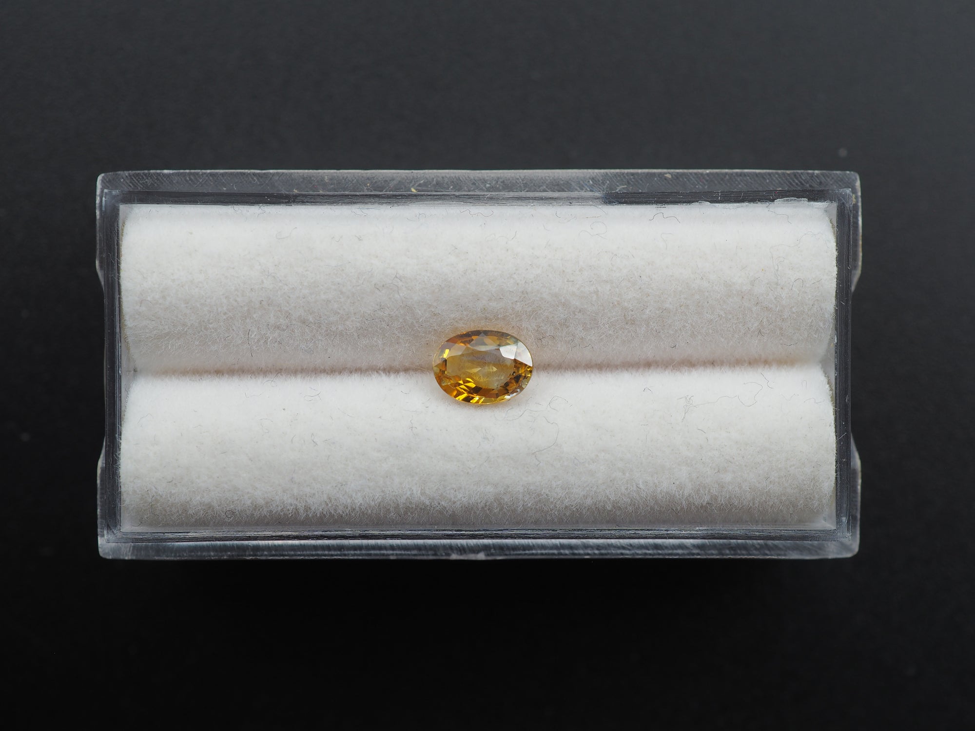 Yellow Sapphire Faceted Gemstone 6.3x4.7 mm