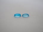 Swiss Blue Topaz Cabochon 8x6 mm