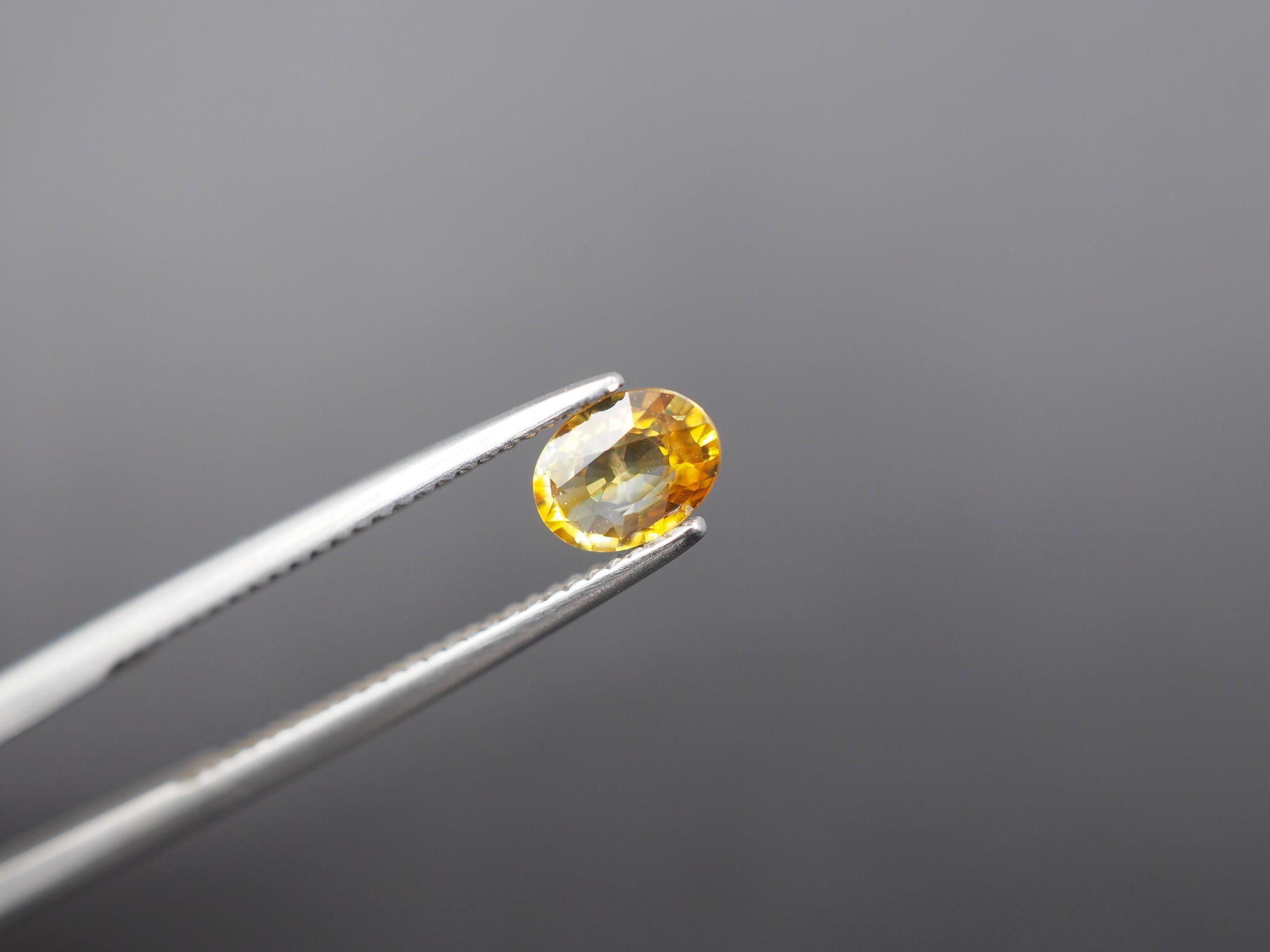 Yellow Sapphire Faceted Gemstone 6.3x4.7 mm