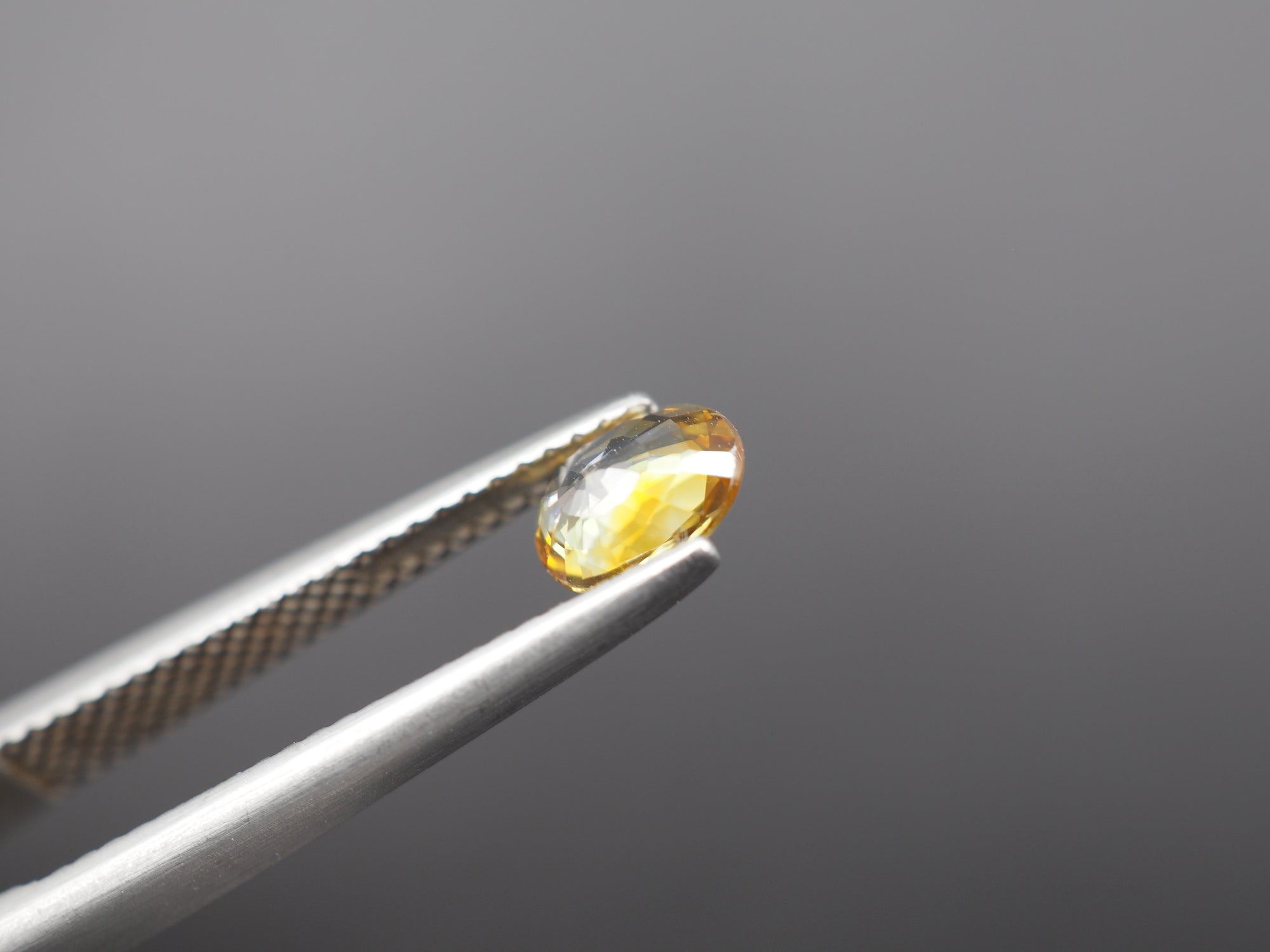 Yellow Sapphire Faceted Gemstone 6.3x4.7 mm