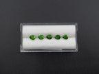 Chrome Diopside Faceted Pear Shape 5x4mm Approximately 1.72 Carat