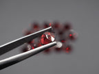 Garnet Faceted Round Shape 8 mm 1 Piece