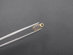 Labradorite 18K Gold Filled Bezel 6x4 mm, Single Connector, Labradorite Charm