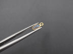 Labradorite 18K Gold Filled Bezel 6x4 mm, Single Connector, Labradorite Charm