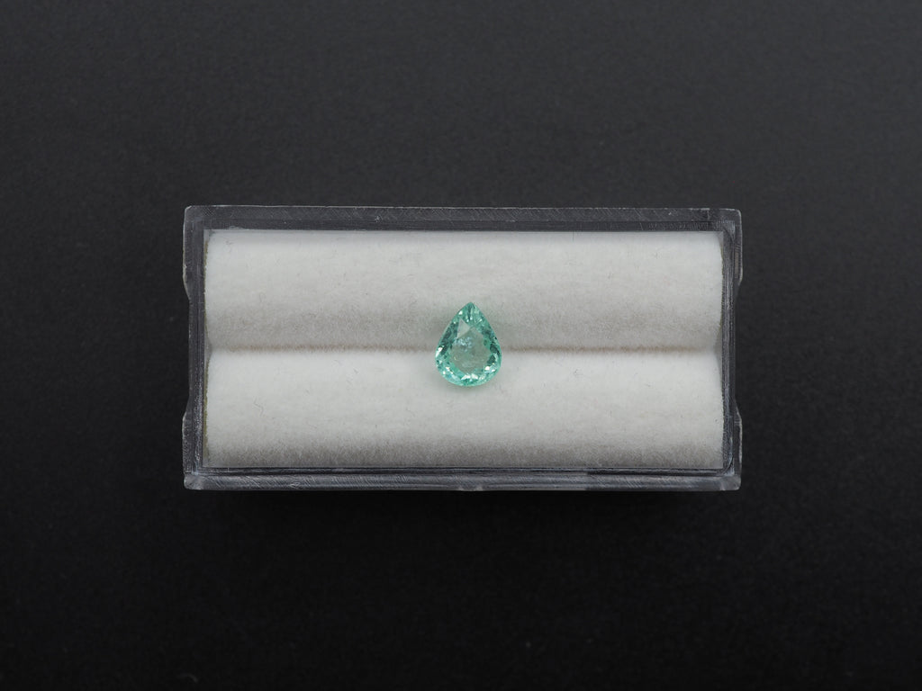 Paraiba Tourmaline  Faceted Pear Shape 7.5 x 5.8 x 4.0 mm Single Piece Approximately 1.13 Carat