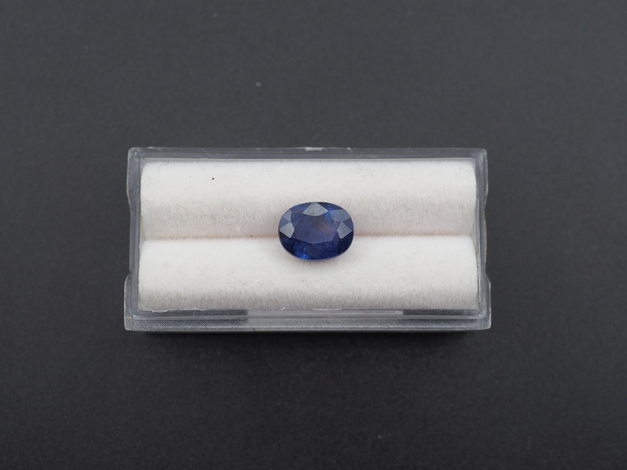 Blue Sapphire Faceted Oval Shape 10x8 mm Single Piece Approximately 3.80 Carat