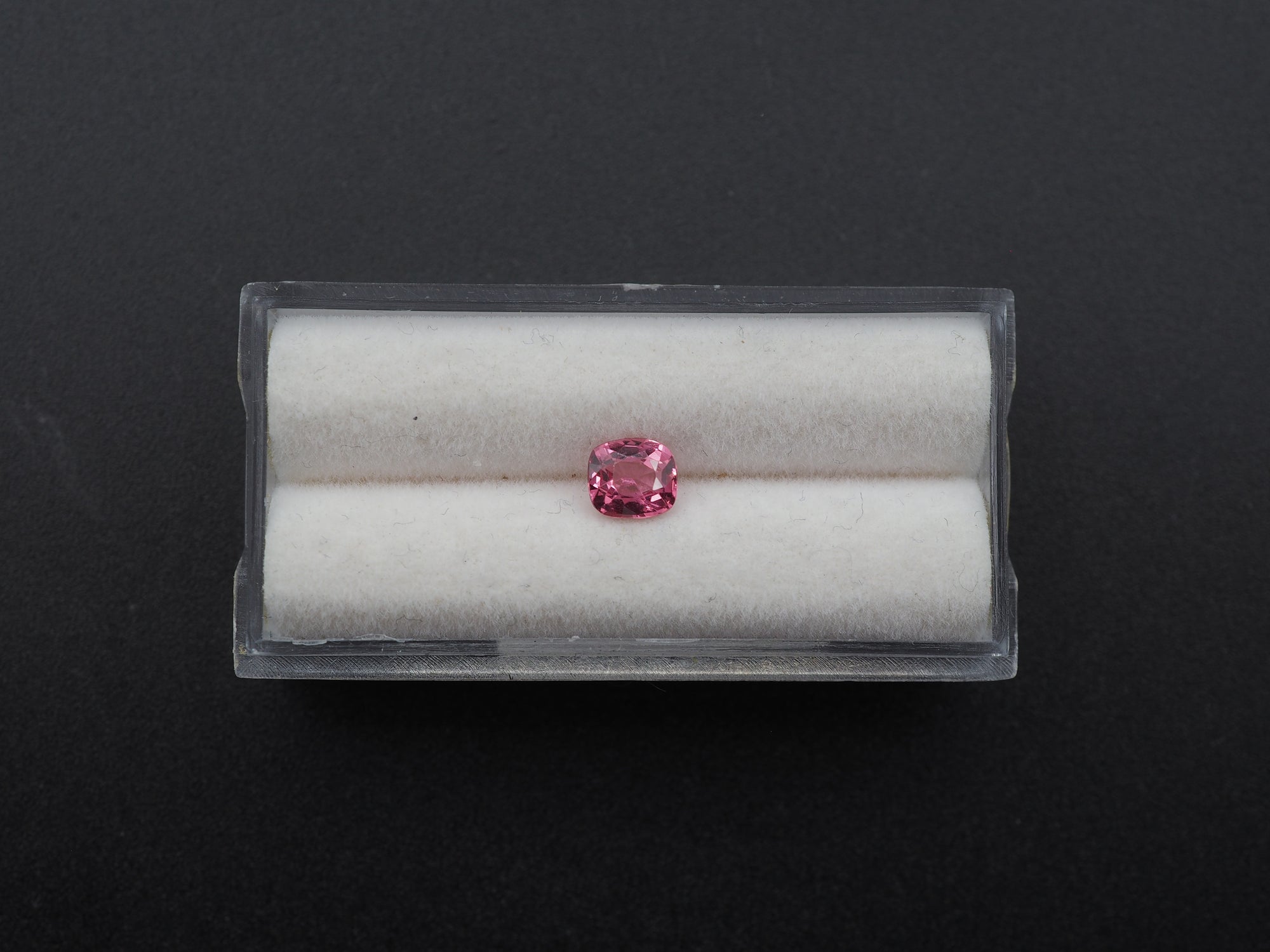 Pink Spinel Faceted Cushion  5.5 x 5 x 3 mm Single Piece Approximately 0.72 Carat