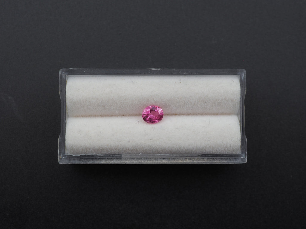 Pink Spinel Faceted Oval Shape 5.5 x 4.7 x 2.8 mm Single Piece Approximately 0.51 Carat