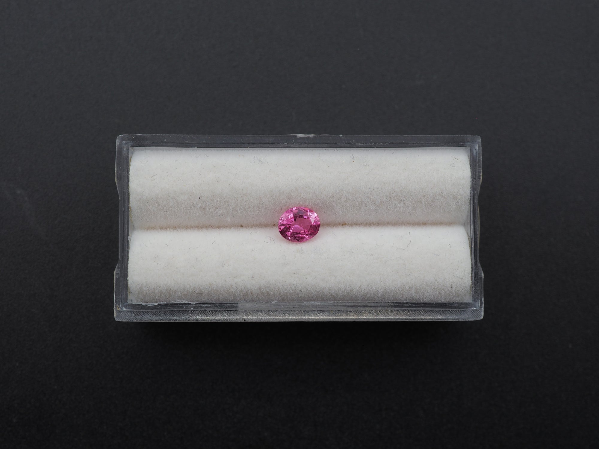 Pink Spinel Faceted Oval Shape 5.5 x 4.7 x 2.8 mm Single Piece Approximately 0.51 Carat