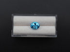 Blue Topaz Faceted Oval Shape 10 x 8 x 5.3 mm Single Piece Approximately 3.28 Carat