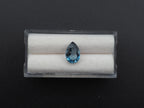 London Blue Topaz Faceted Pear Shape 11x7.5x5.1mm Single piece Approximately 3.2 Carat