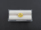 Yellow Sapphire Faceted  Oval Shape 9.5x8x5 mm Single Piece Approximately 4.08 Carat