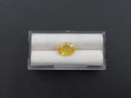Yellow Sapphire Faceted  Oval Shape 10.5x8x4.5 mm Single Piece Approximately 3.94 Carat