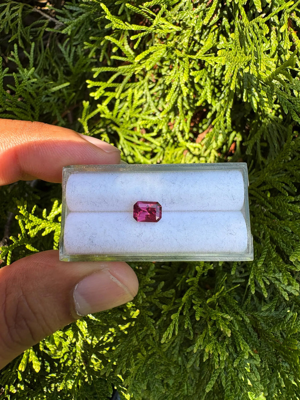 Garnet Emerald Cut 7.3x5.2x3.8mm Single Piece Approximately 1.18 Carat