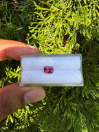 Garnet Emerald Cut 7.3x5.2x3.8mm Single Piece Approximately 1.18 Carat