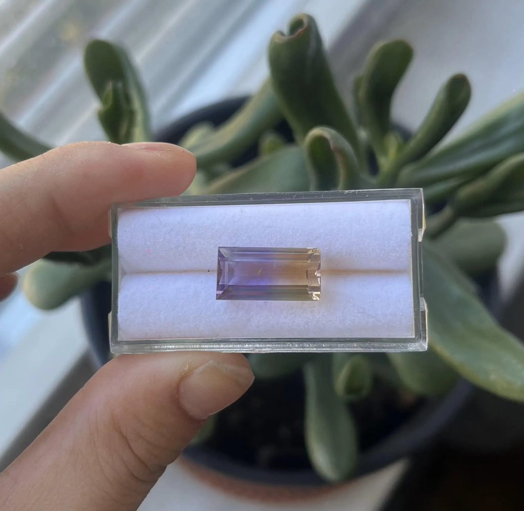 Faceted Ametrine 15.5x8mm Approximately 6.83  Carat (GTG-AMT-14)