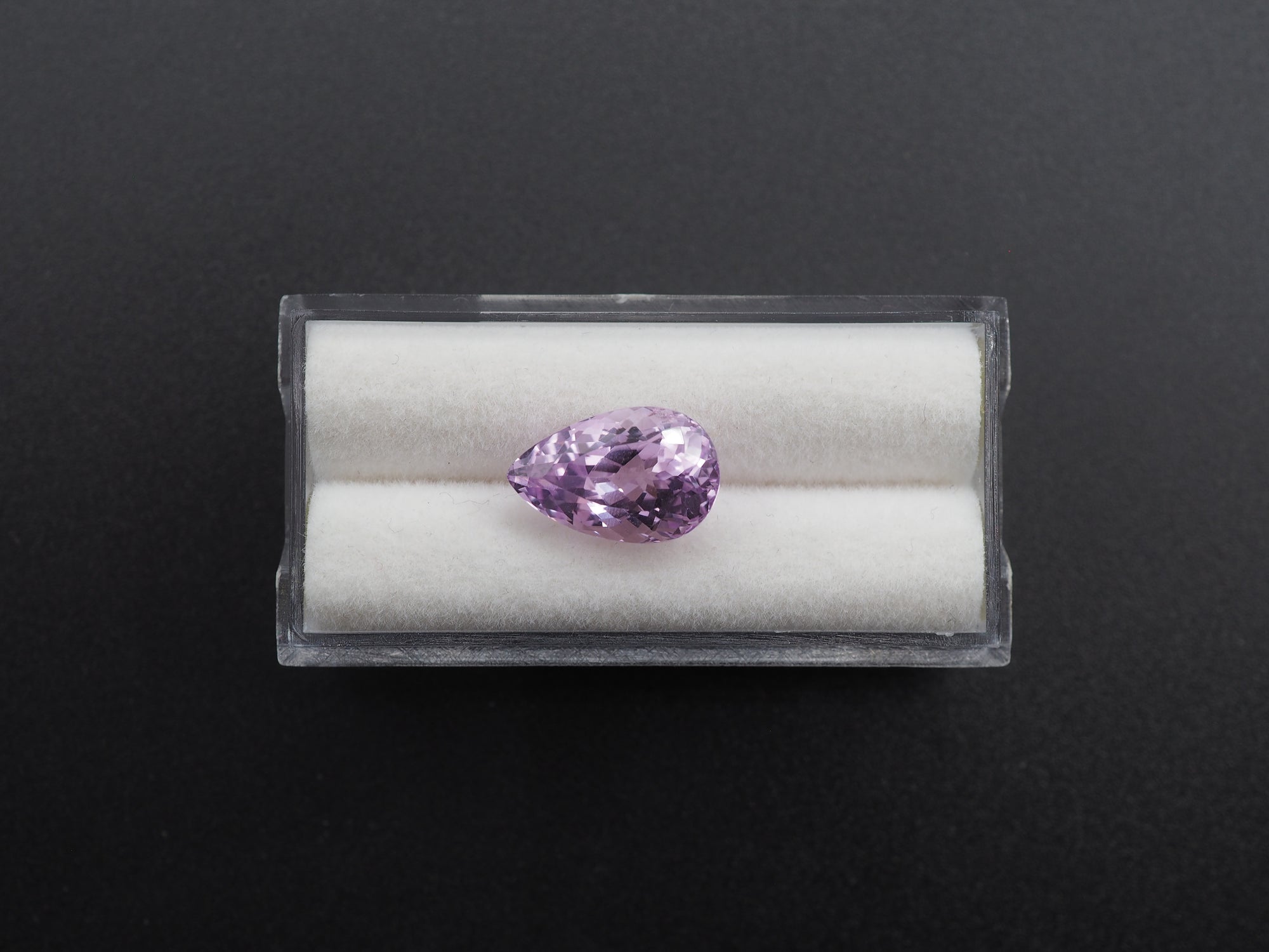 Pink Kunzite Faceted Pear Shape 14 x 9 x 7.2 mm Single Piece Approximately 5.94 Carat