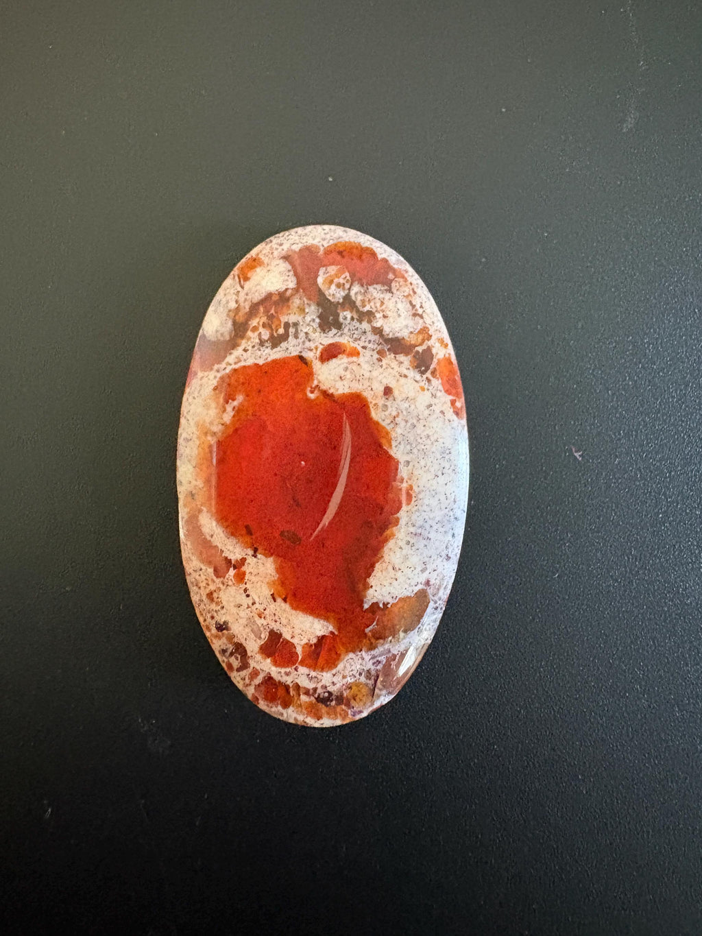 Mexican Fire Opal Cabochon 48x28 mm Approximately 84.28 Carat